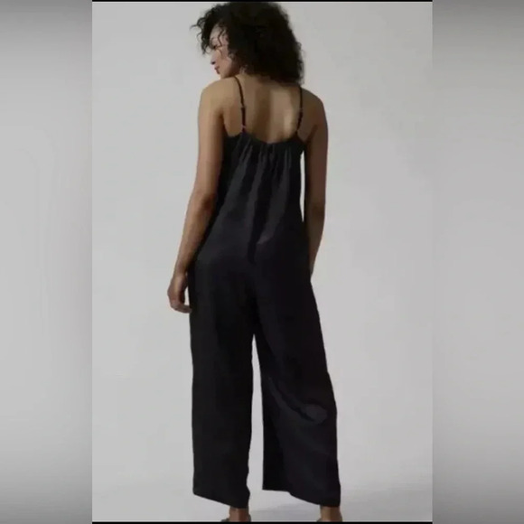 Athleta black calm cool sleep Romper Lounge pajama size XS New - Picture 13 of 15